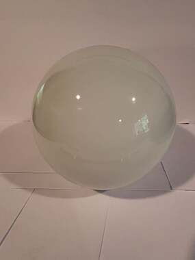 Mid Century Modern Glass Globe Light Fixture 7.5”